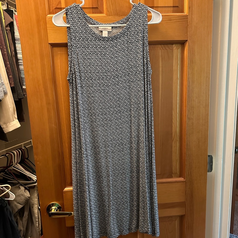 Loft floral shift dress